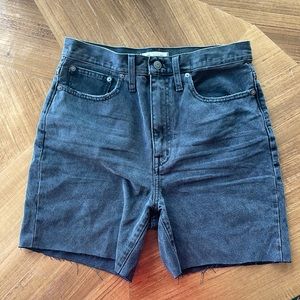 Madewell High-Rise Long Shorts